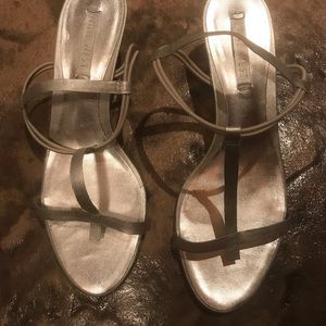 Nine West Silver Wedge